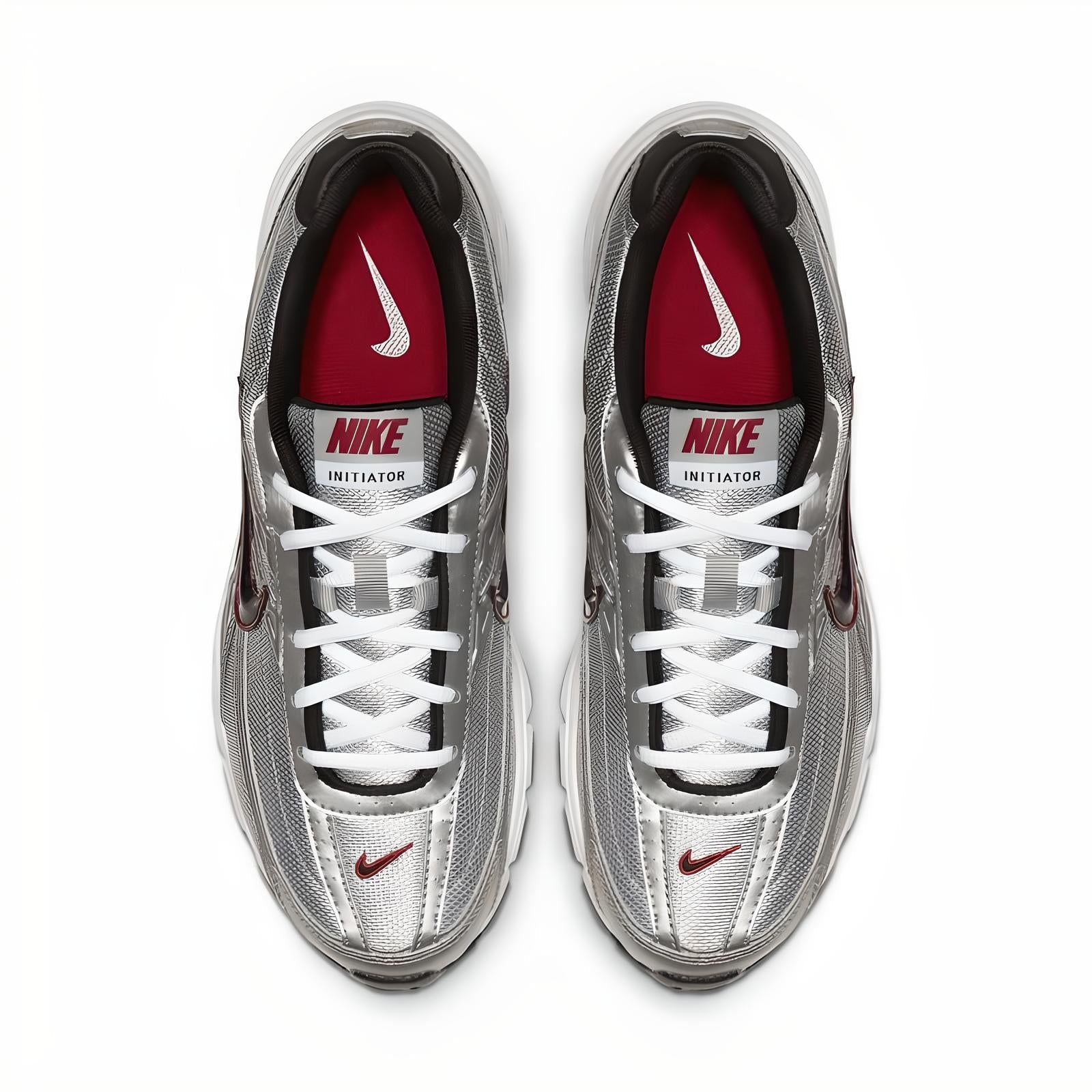 Nike Initiator , plateado metálico/negro blanco