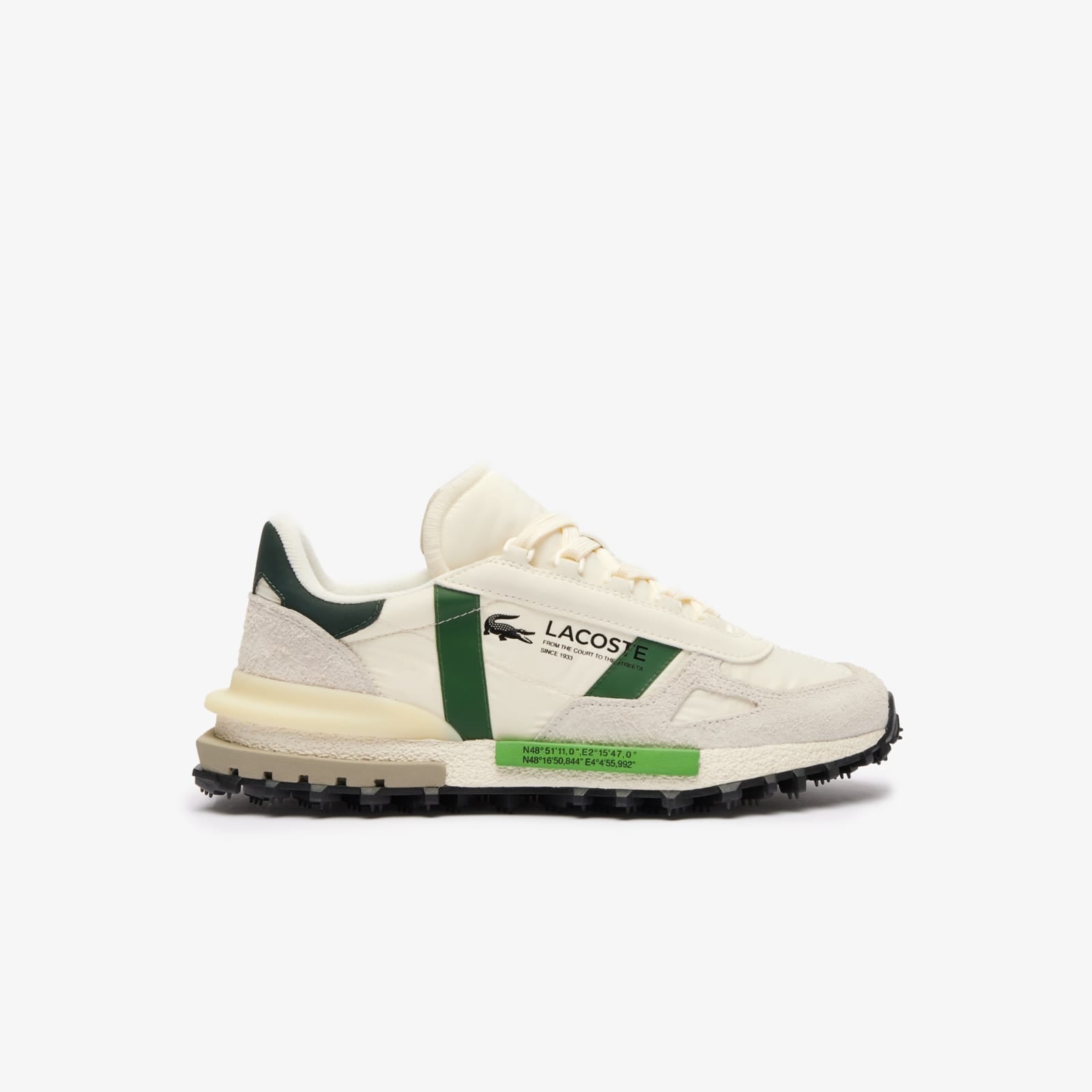 Lacoste Elite Active Off White Dark Green